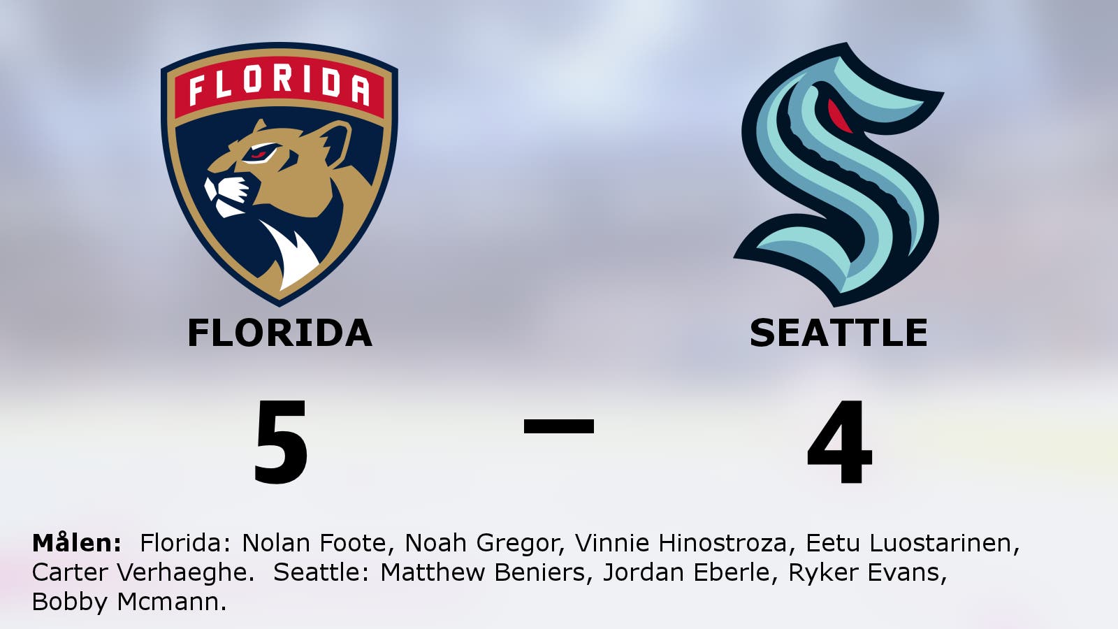 Seger på straffar för Florida hemma mot Seattle