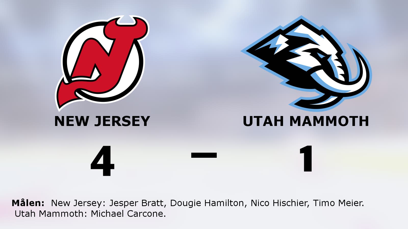 New Jersey tog ny seger mot favoritmotståndet