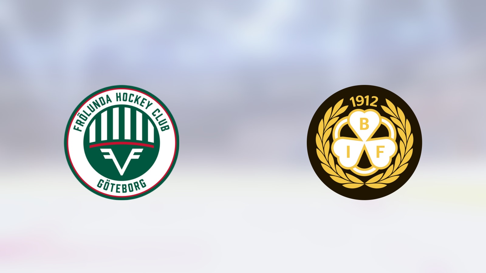 Frölunda har greppet inför matchen hemma mot Brynäs