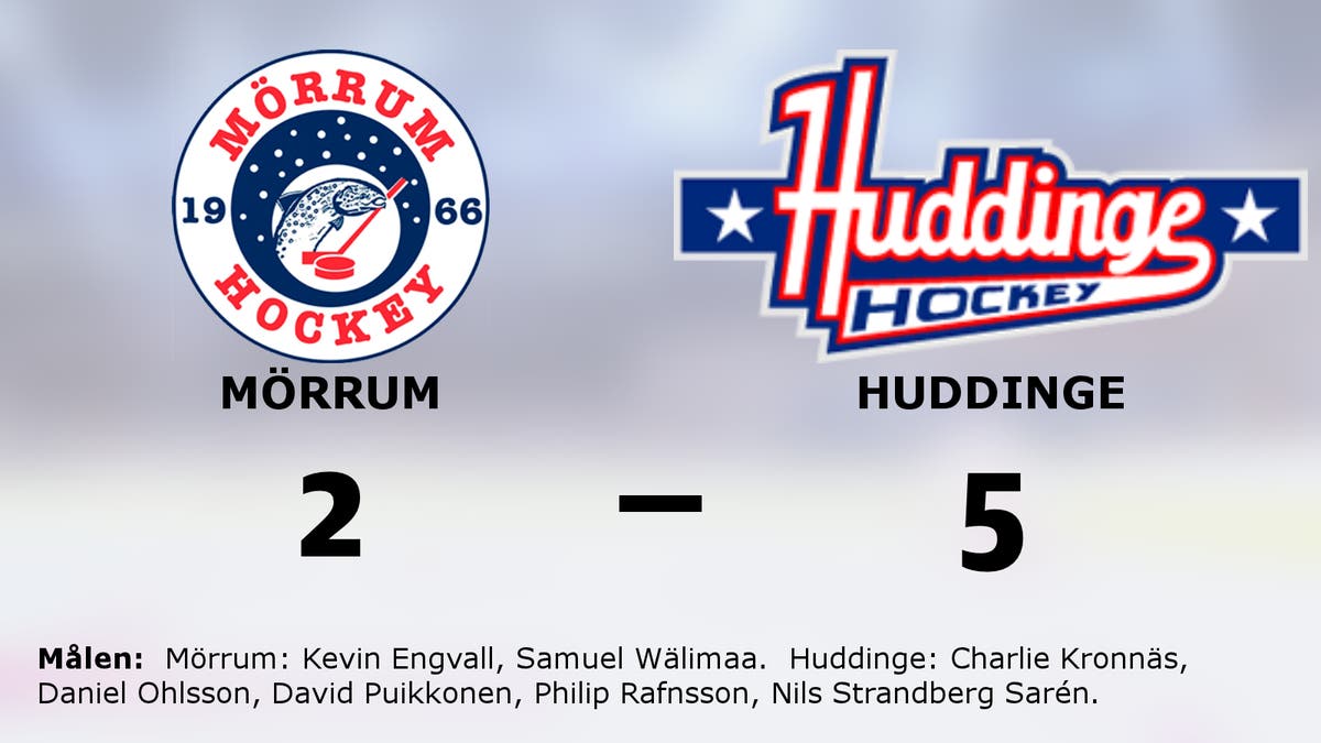 Huddinge säkrade seger mot Mörrum