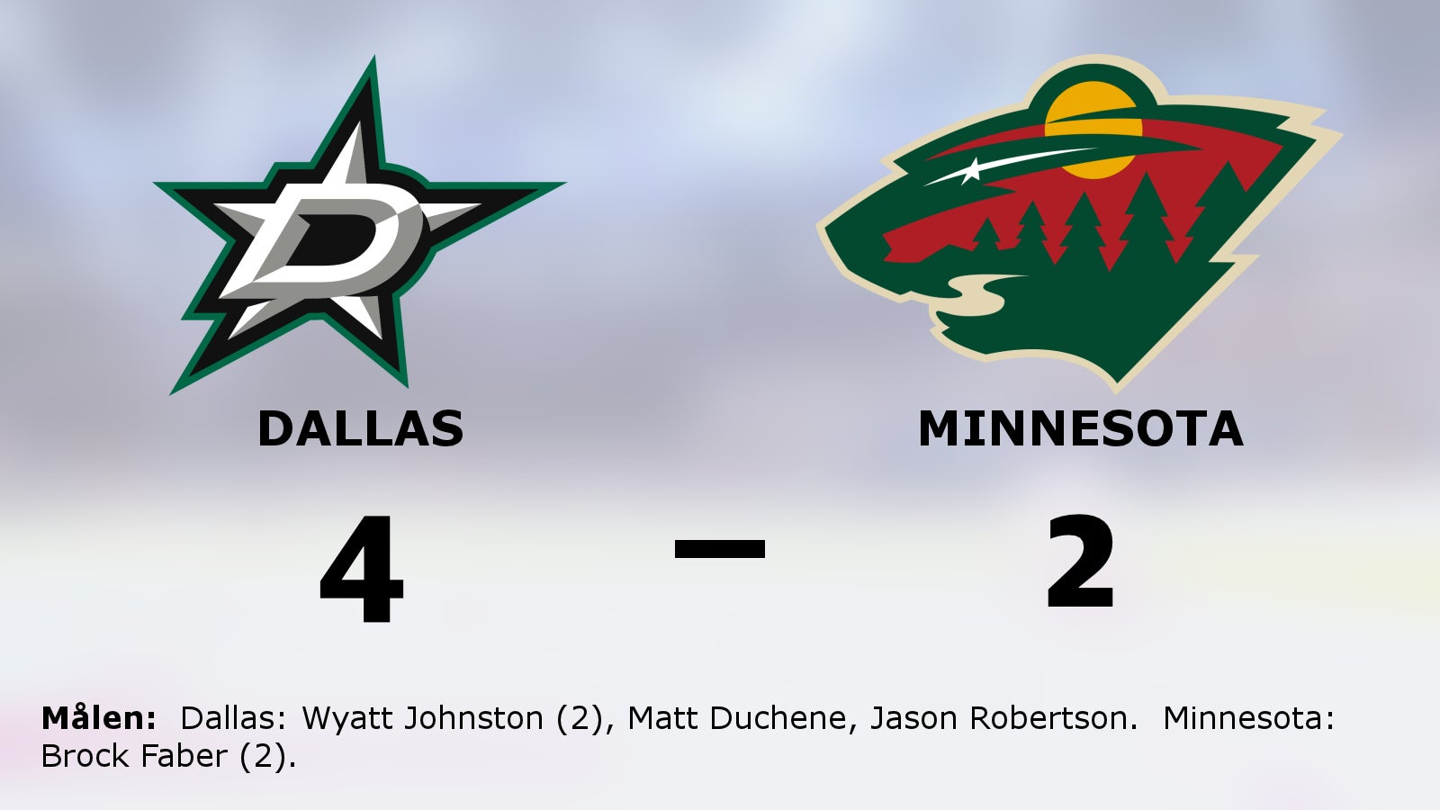 Dallas utjämnade matchserien mot Minnesota