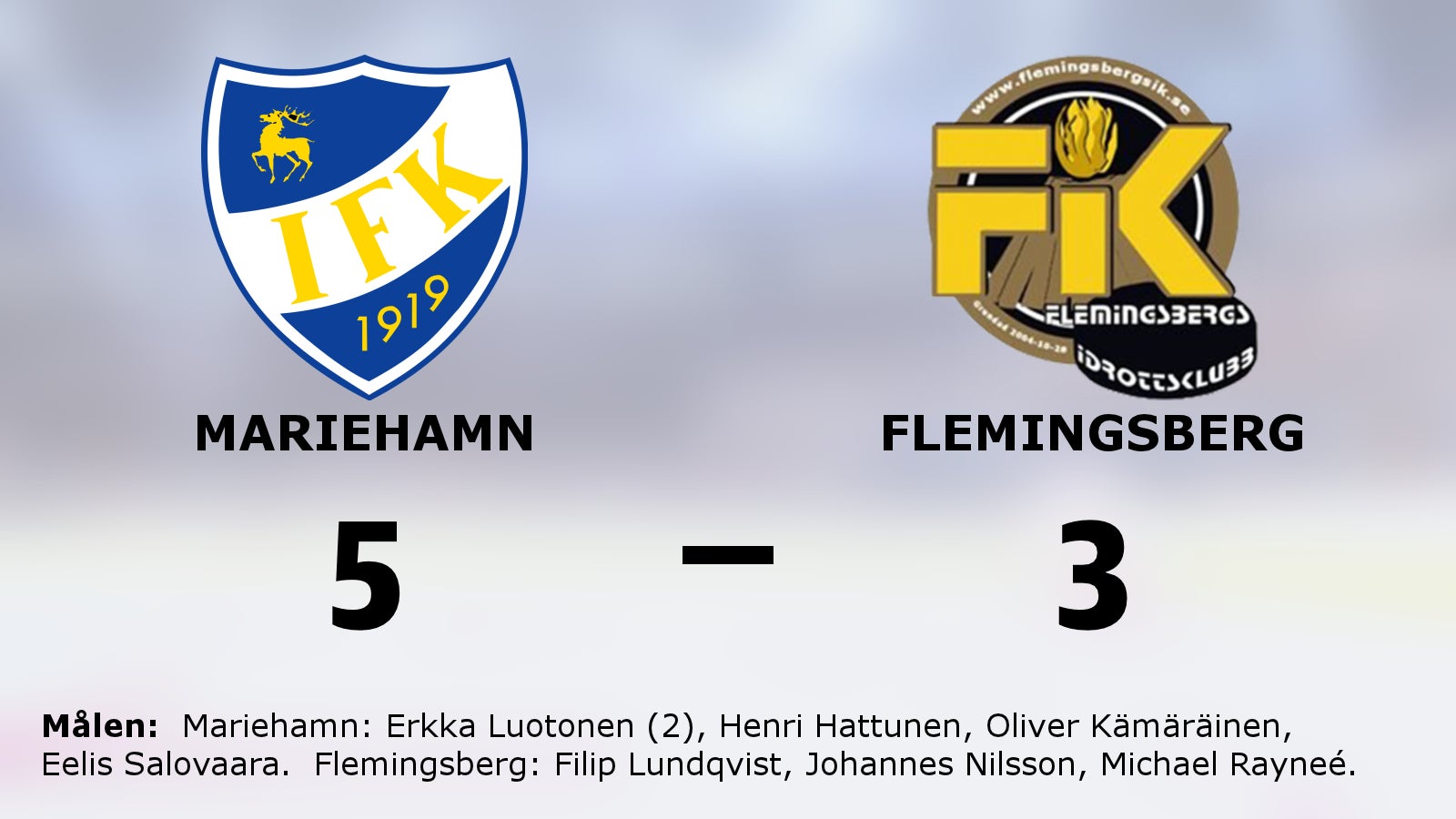 Mariehamn vände underläge och vann