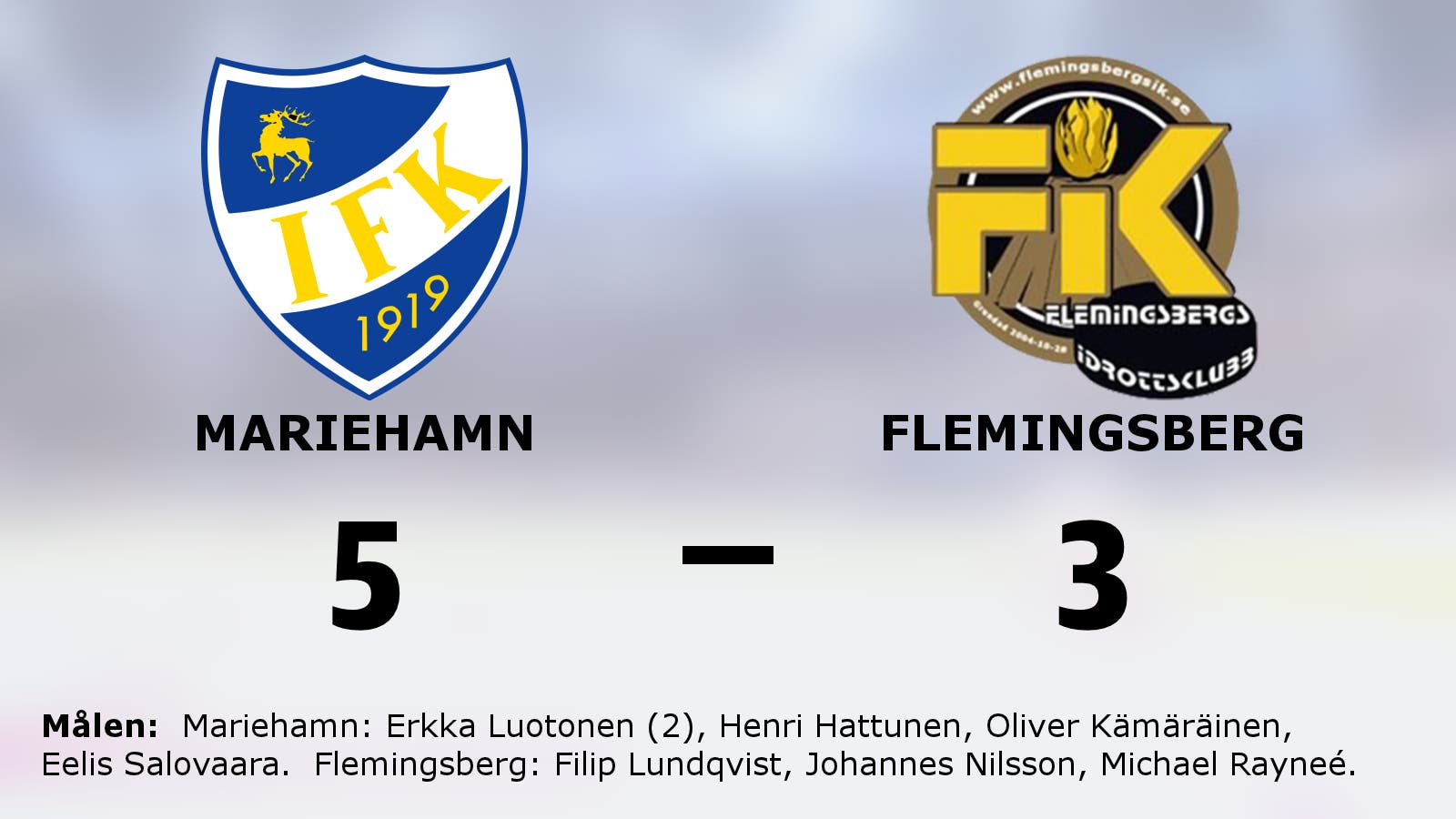 Mariehamn vände underläge och vann
