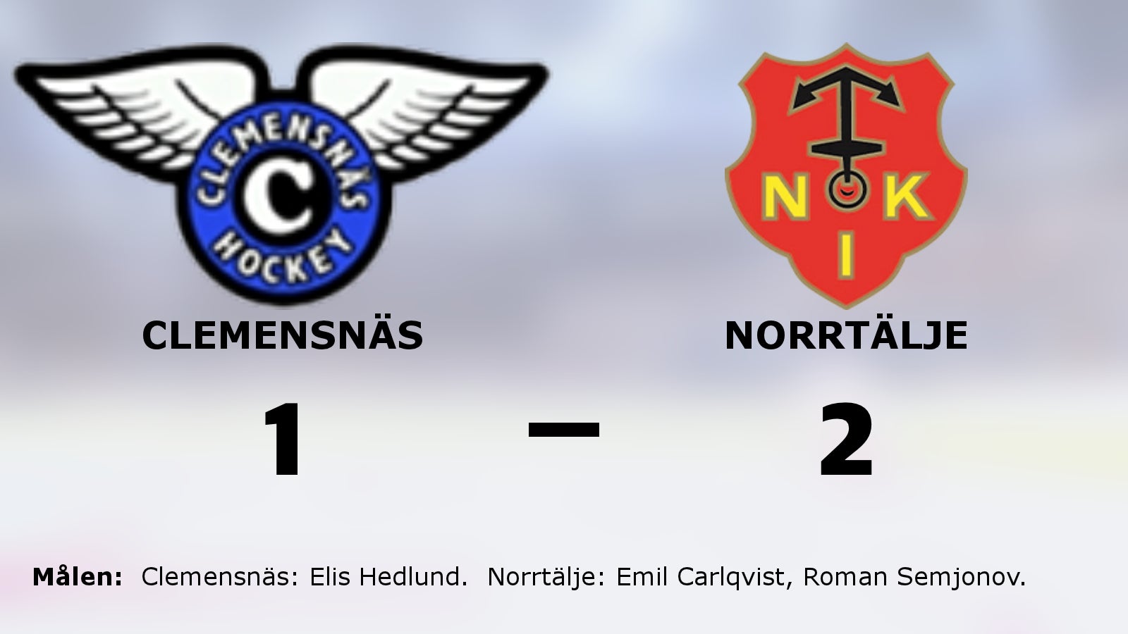 Carlqvist och Semjonov heta när Norrtälje slog Clemensnäs