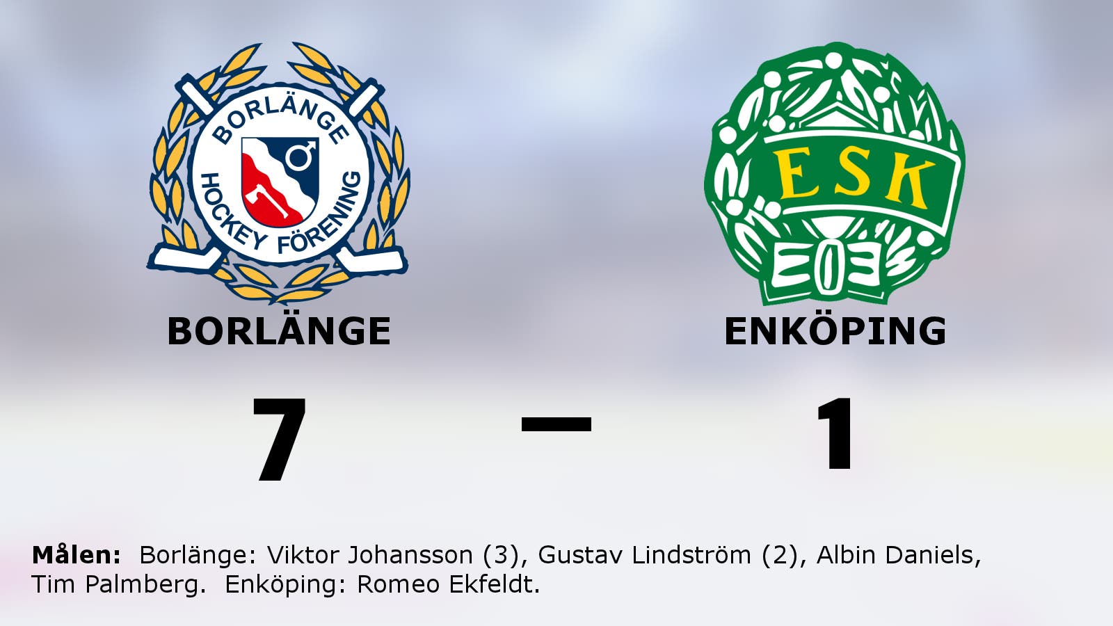 Borlänge utklassade Enköping på hemmaplan