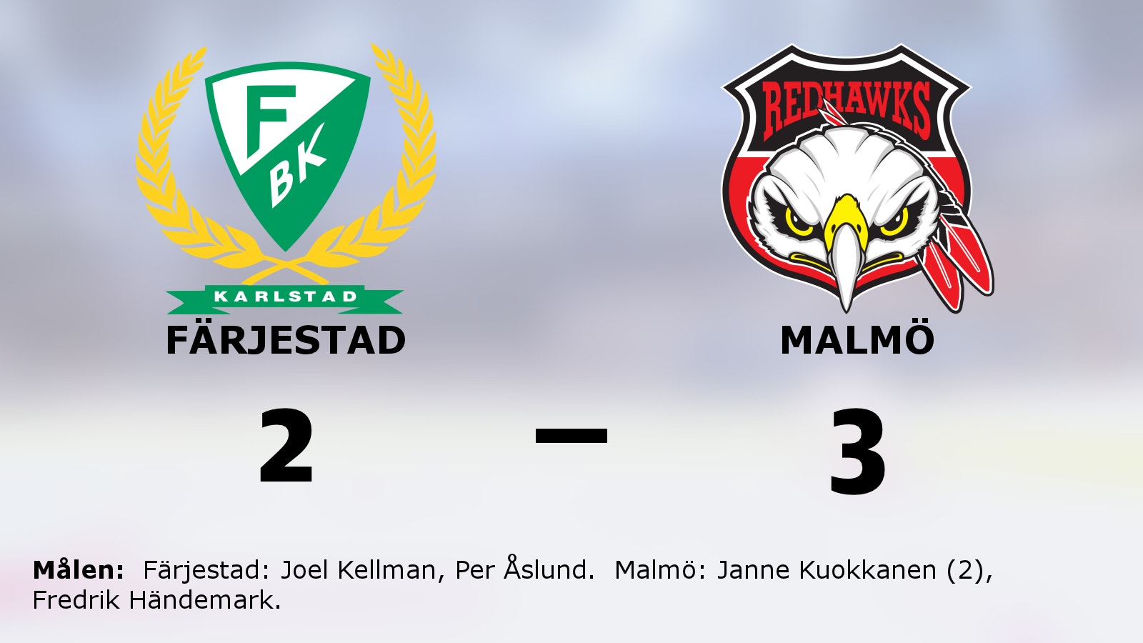 Malmö avgjorde i sista perioden och vann mot Färjestad