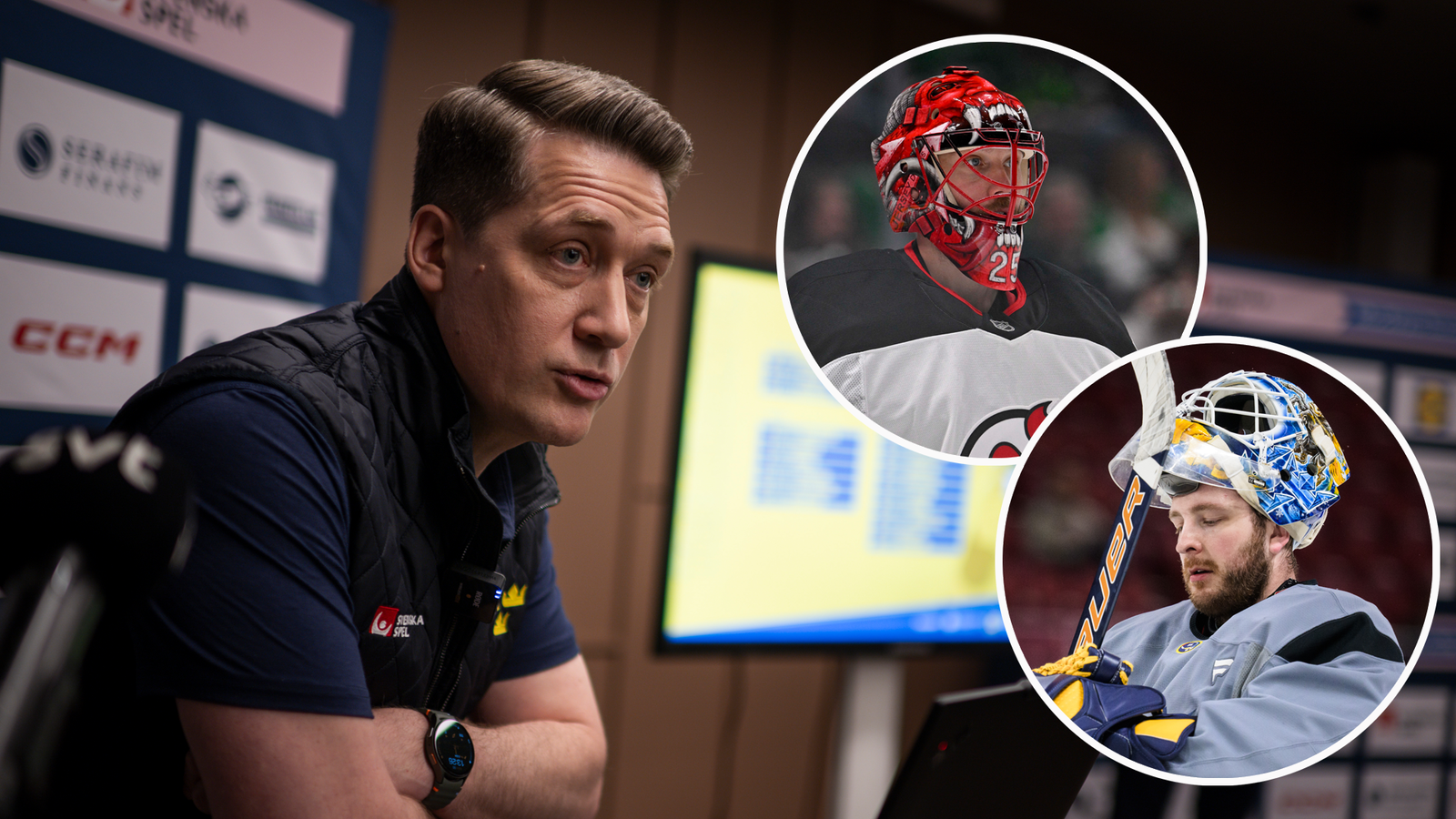 Sam Hallam målvakter Markström Ullmark