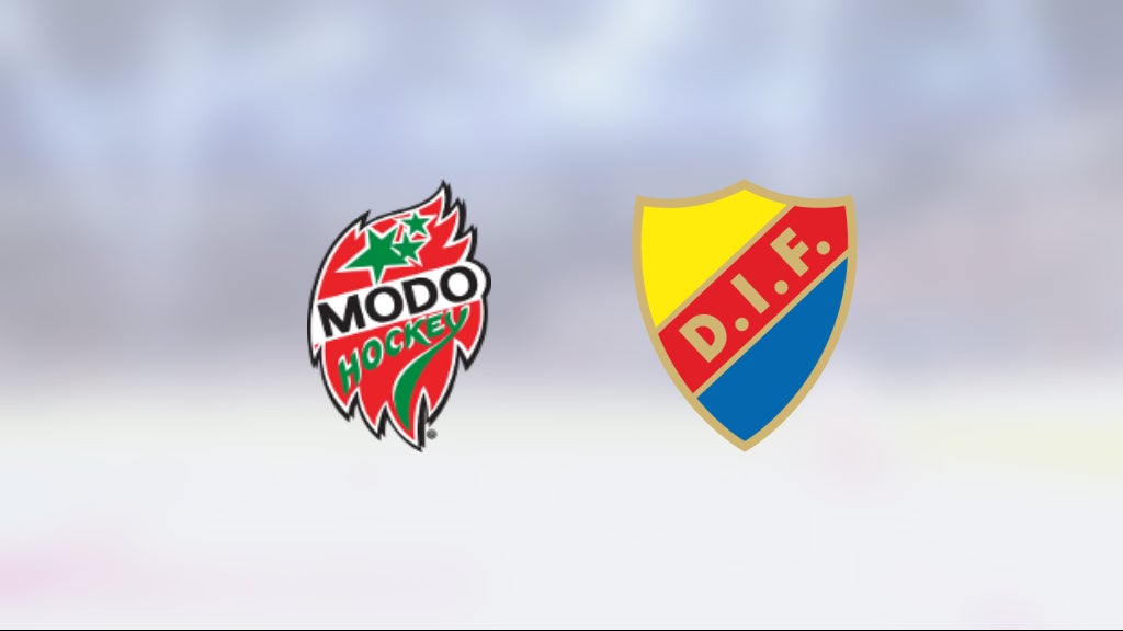 Djurgården avgjorde i förlängningen mot Modo Hockey U20