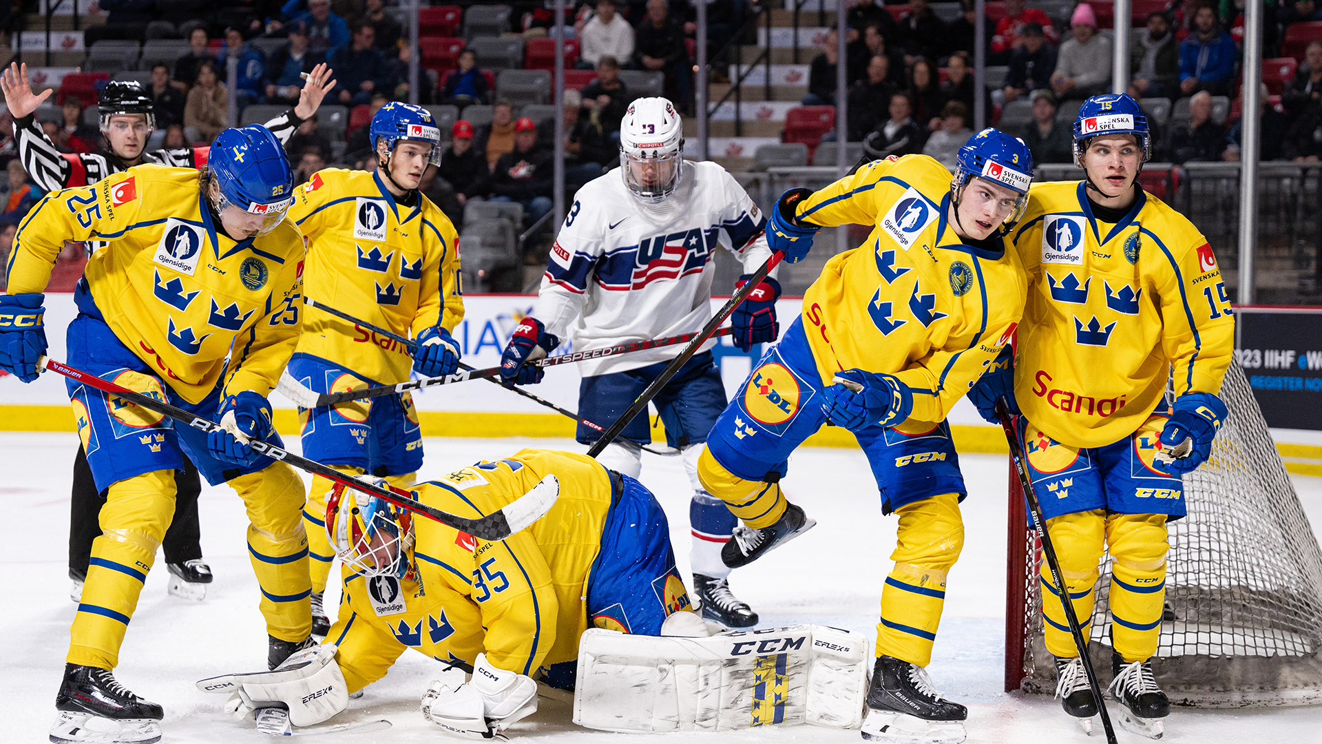 (25801) Juniorkronorna mot USA