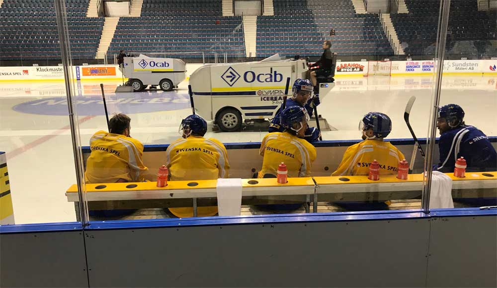 (1362) Tre Kronor tränar Hovet