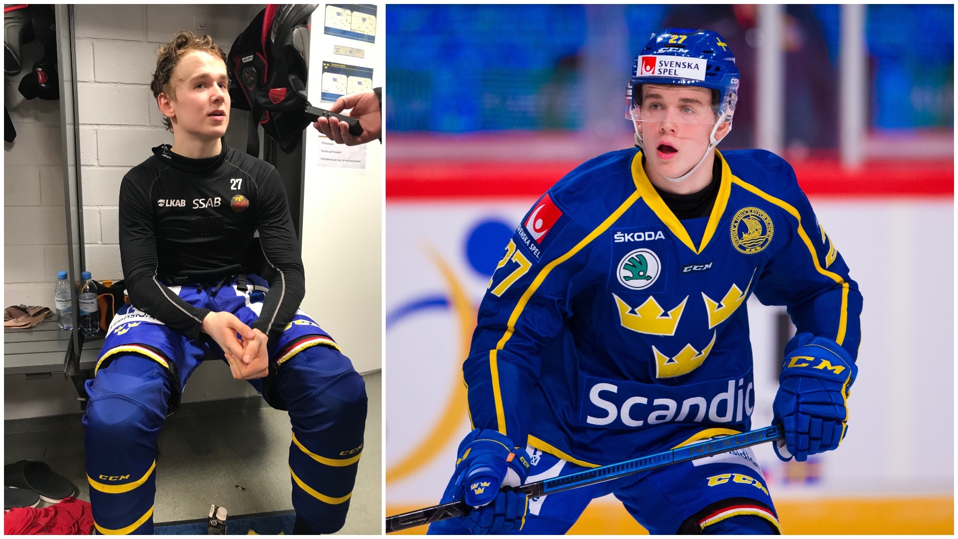 (12449) Nils Lundkvist/Tre Kronor-debut