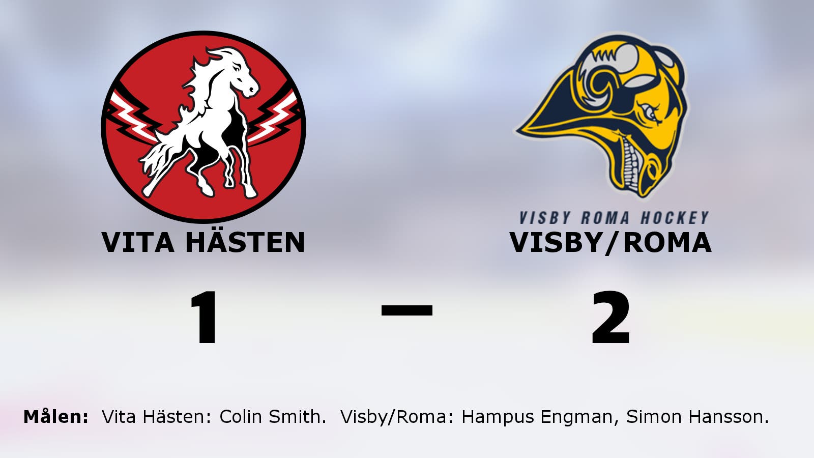 Formstarkt Visby/Roma vann mot Vita Hästen