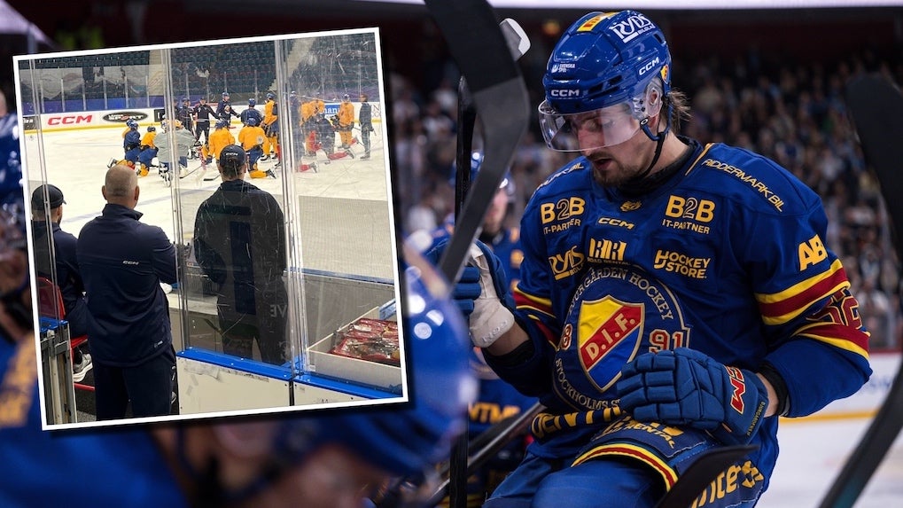 Djurgården Philip Holm träning Hovet