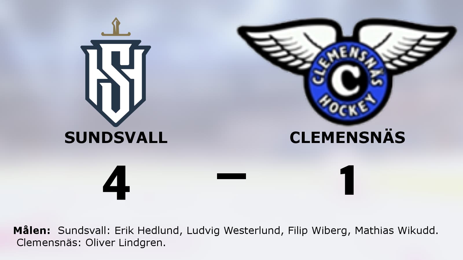 Sundsvalls fina svit mot Clemensnäs fortsätter