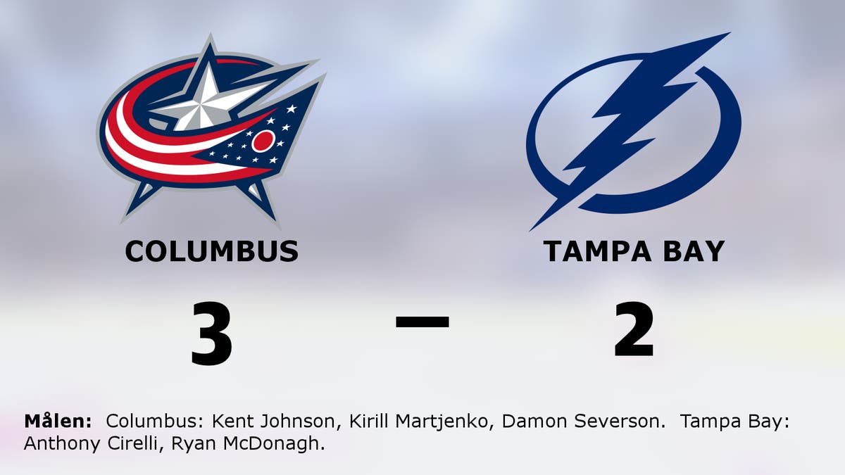 Columbus avgjorde i tredje perioden – vann mot Tampa Bay