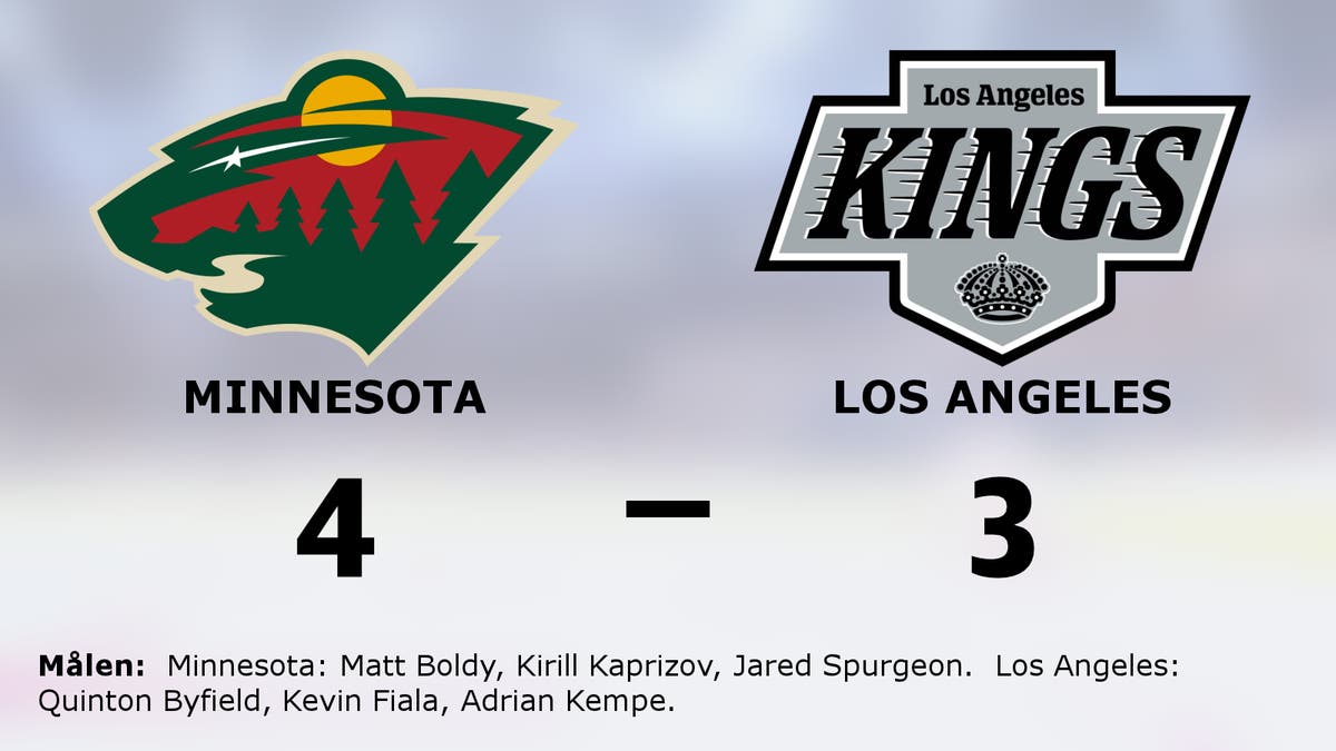 Straffar avgjorde när Minnesota vann mot Los Angeles