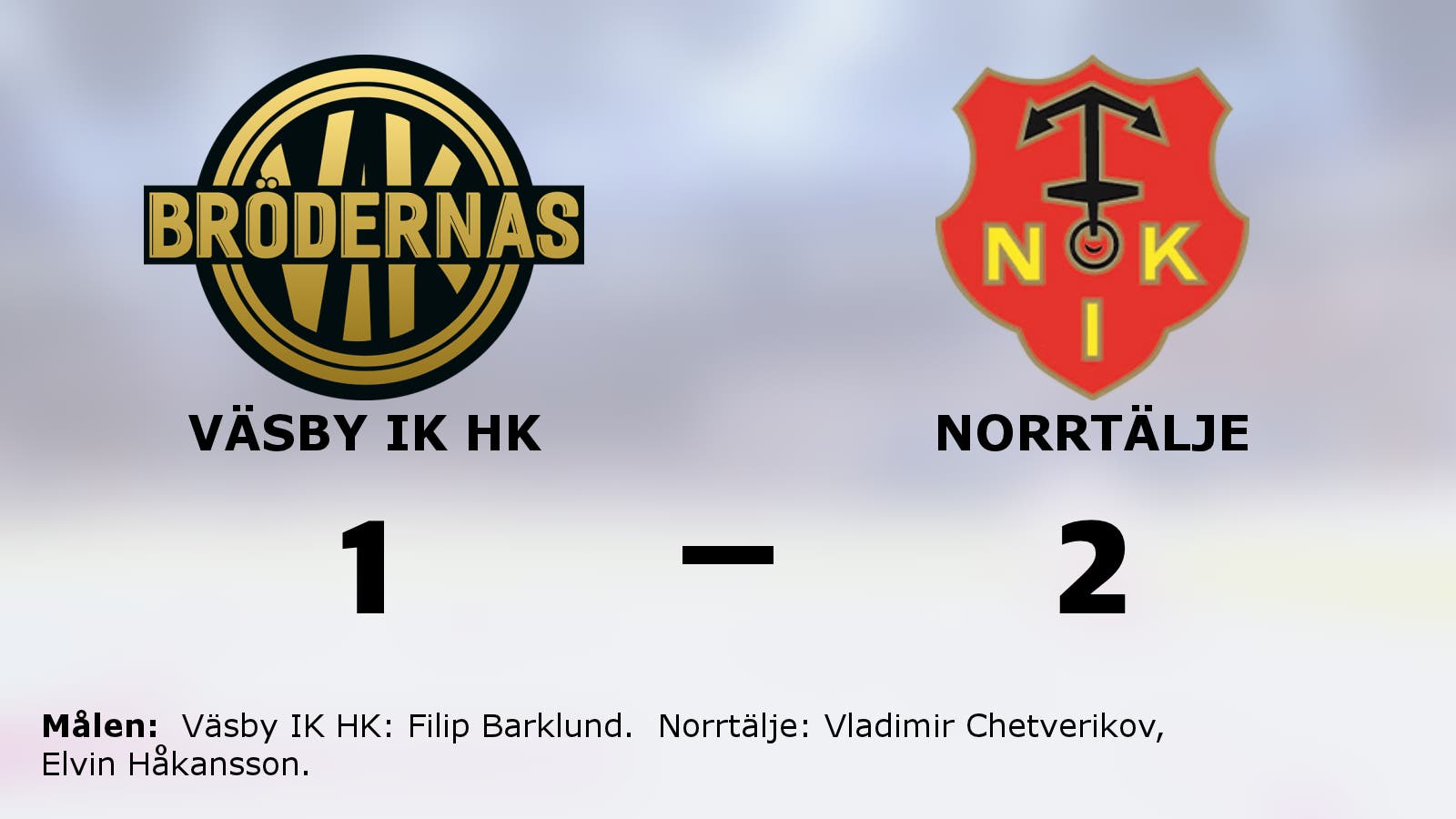 Chetverikov och Håkansson blev matchvinnare borta mot Väsby IK HK