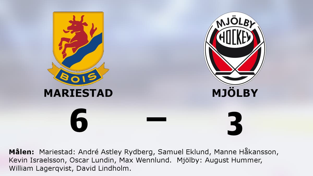 Mariestad svårslaget hemma – har nu åtta raka segrar