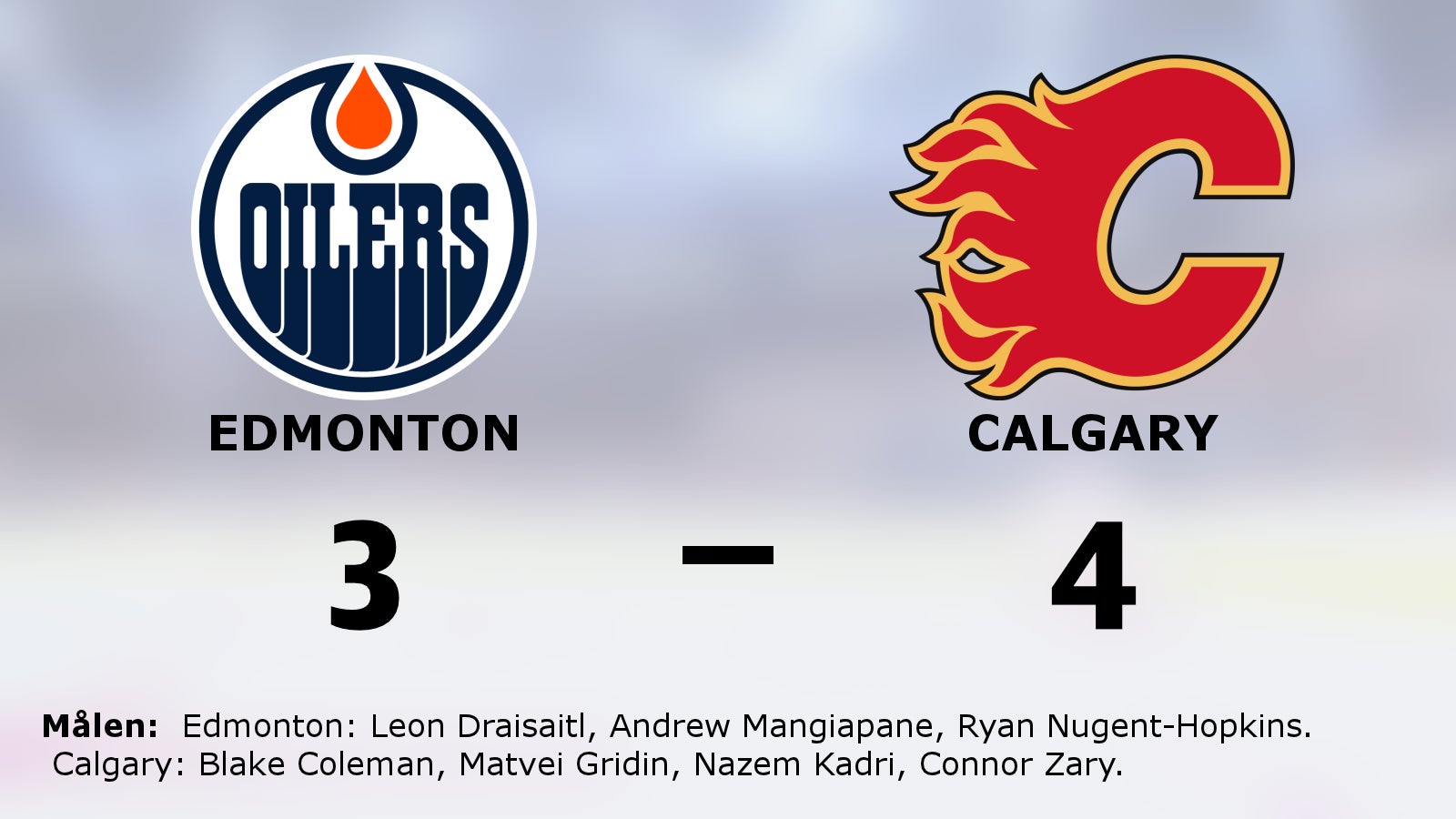 Straffar avgjorde när Calgary vann mot Edmonton