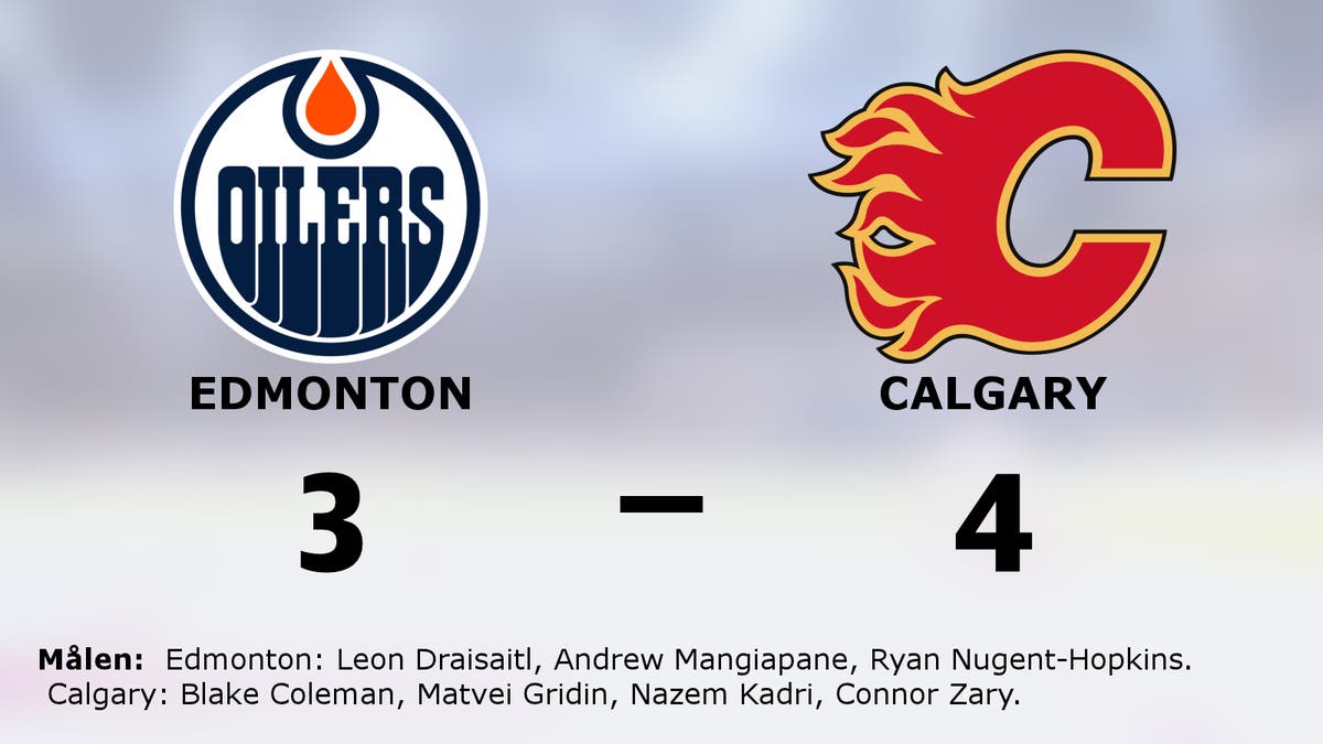 Straffar avgjorde när Calgary vann mot Edmonton
