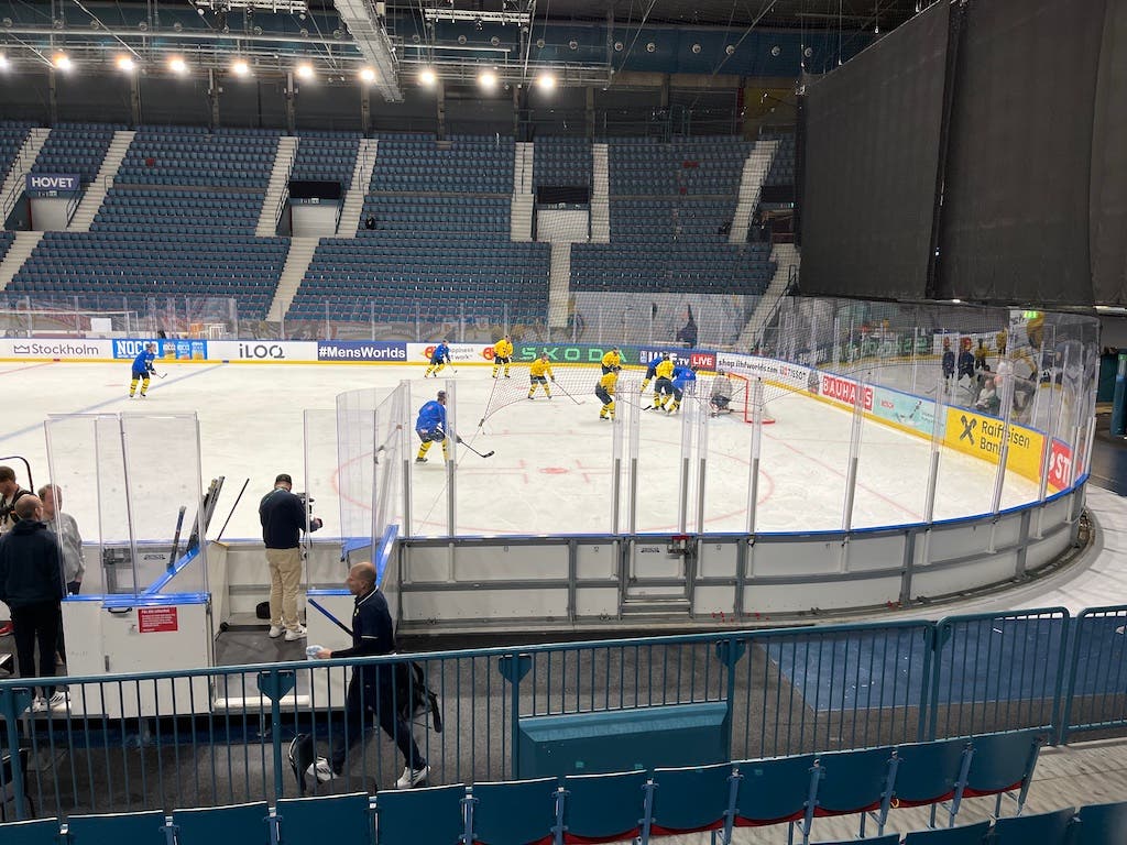 Tre Kronor träning Hovet