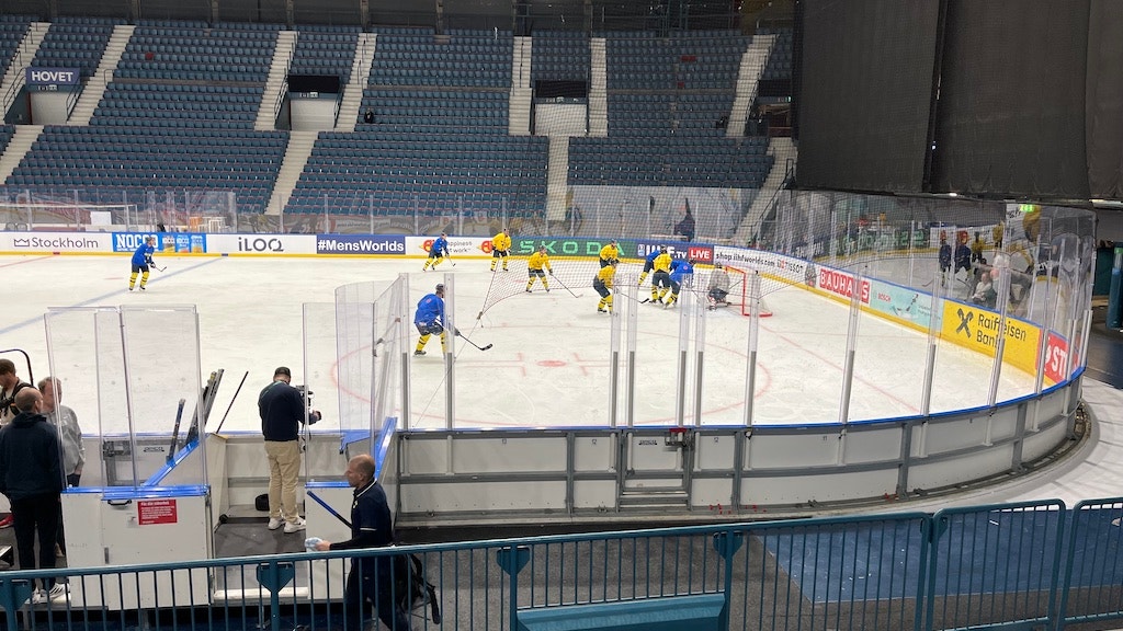 Tre Kronor träning Hovet