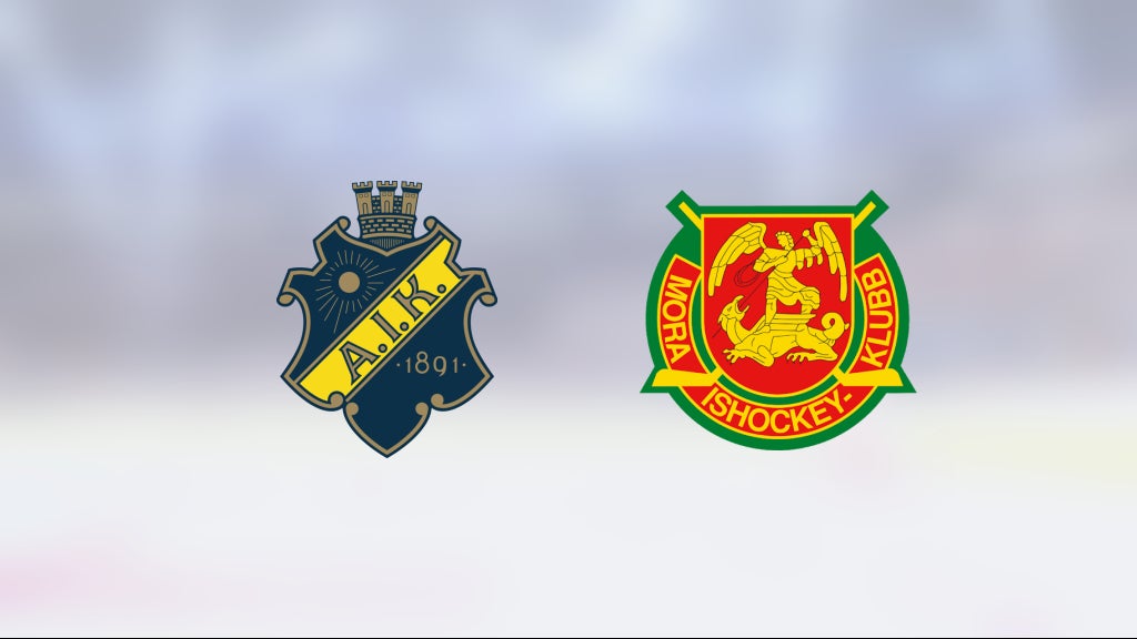 Stark vändning till seger för Mora mot AIK