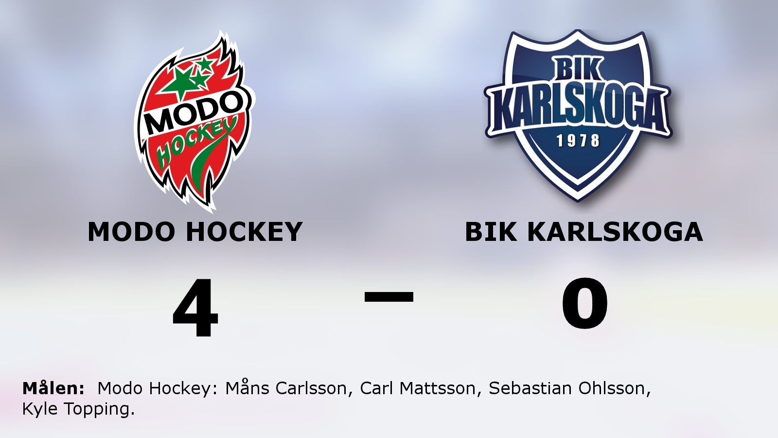 Modo Hockey kvitterade i Hockeyallsvenskans semifinal