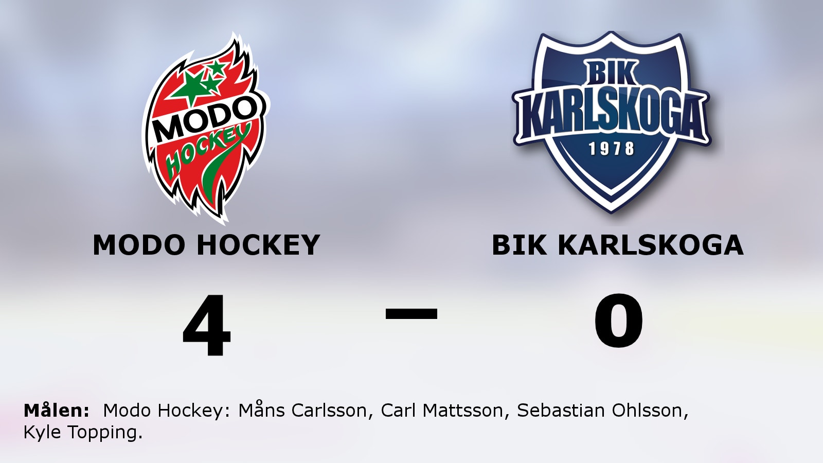 Modo Hockey kvitterade i Hockeyallsvenskans semifinal