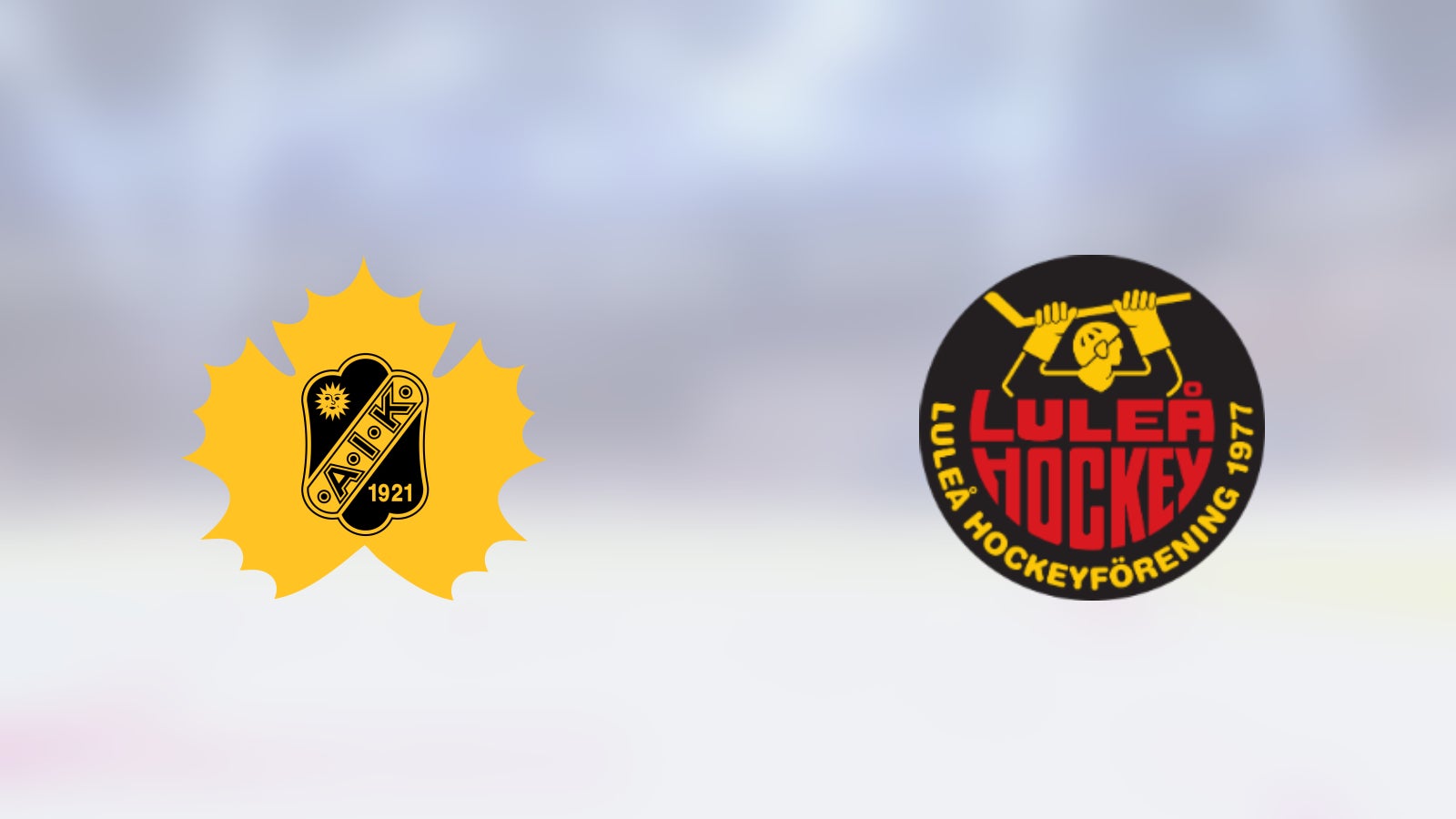 Skellefteå AIK spelar hemma mot Luleå i Skellefteå Kraft Arena i kväll