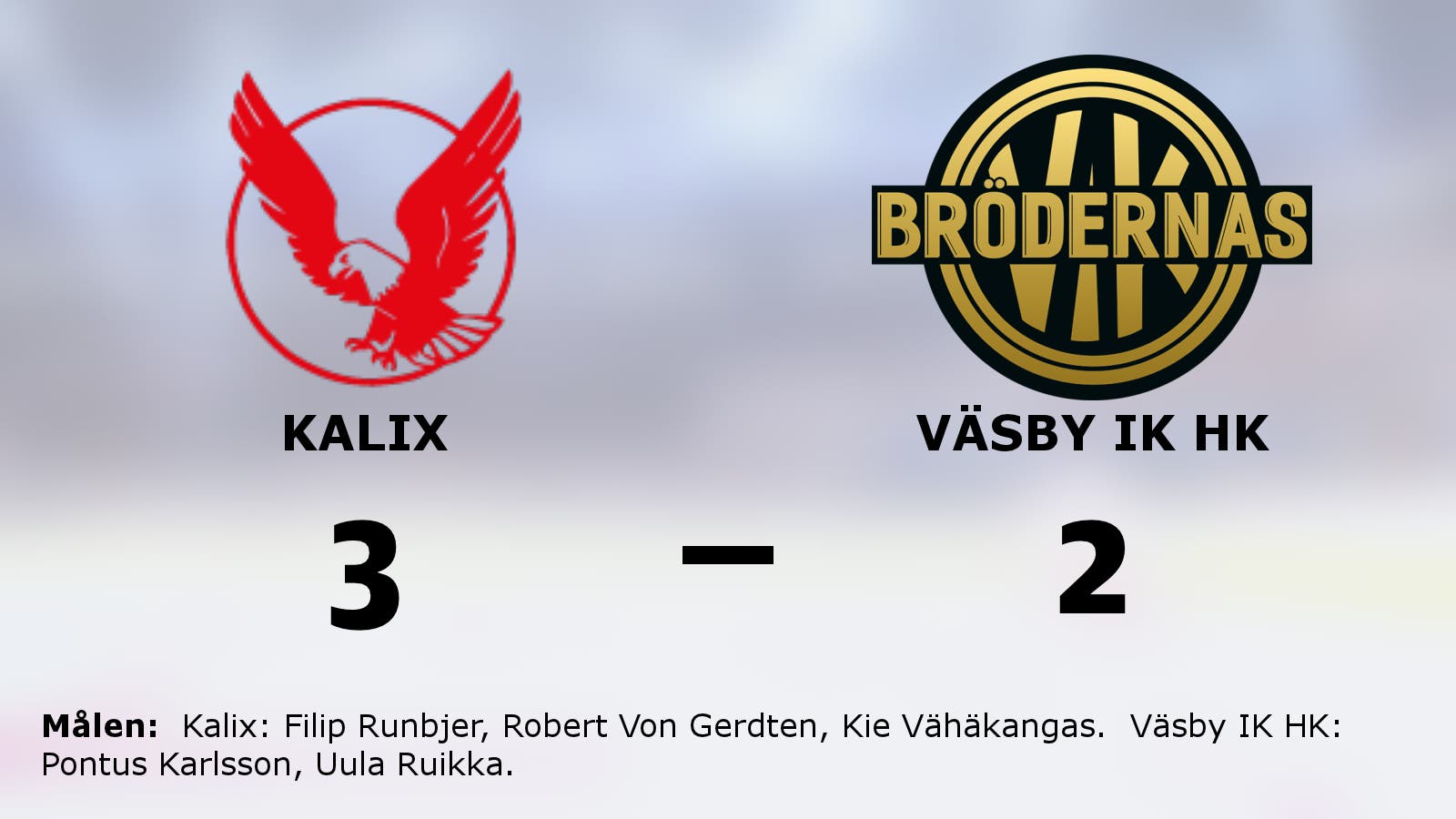 Kalix vinnare mot Väsby IK HK – avgjorde i förlängningen