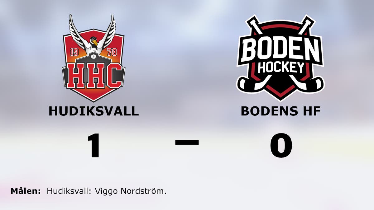 Hudiksvalls fina svit mot Bodens HF fortsätter