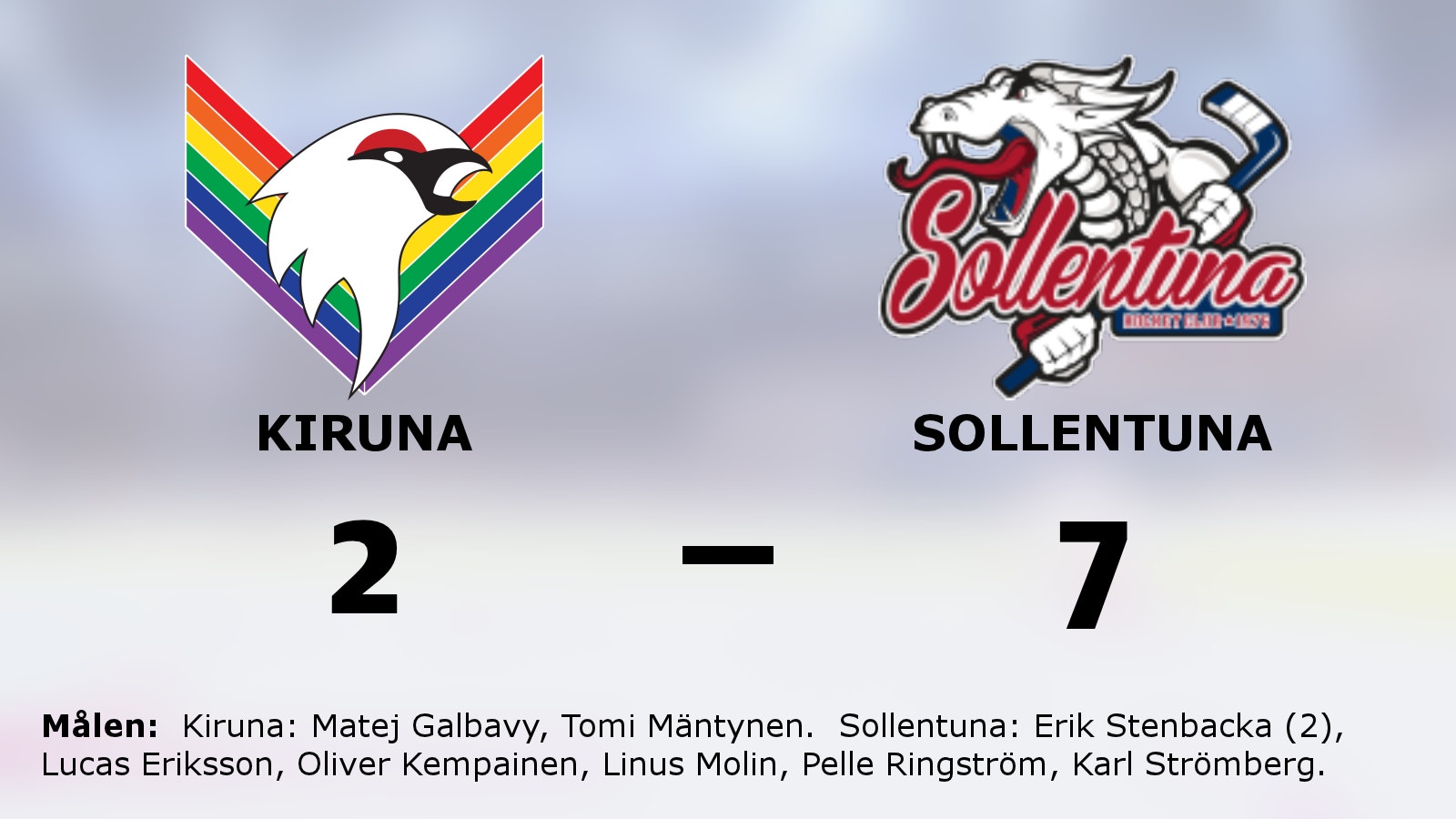 Kiruna en lätt match för Sollentuna