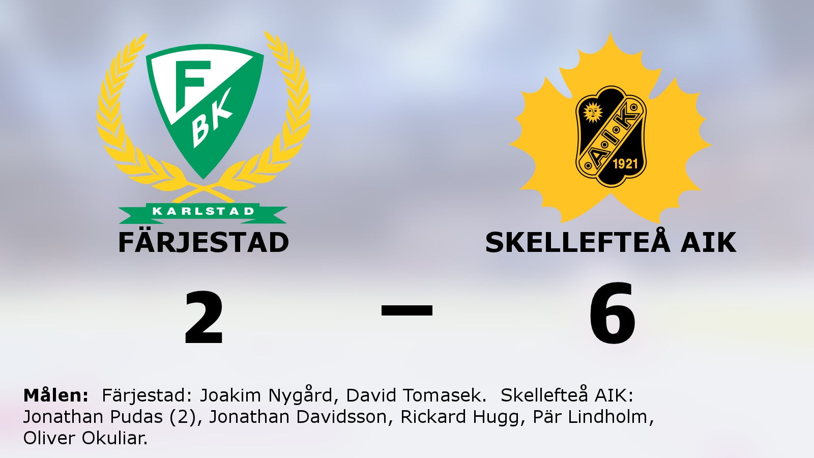 Seger för Skellefteå AIK efter vändning mot Färjestad