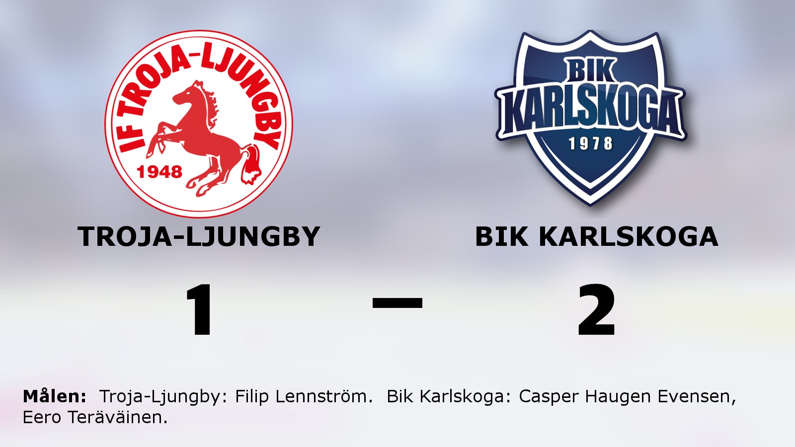 Bik Karlskogas fina svit mot Troja-Ljungby fortsätter