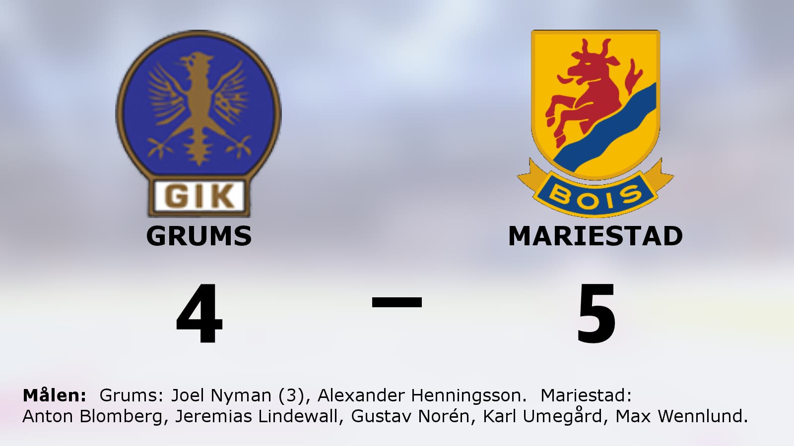 Mariestads fina svit mot Grums fortsätter