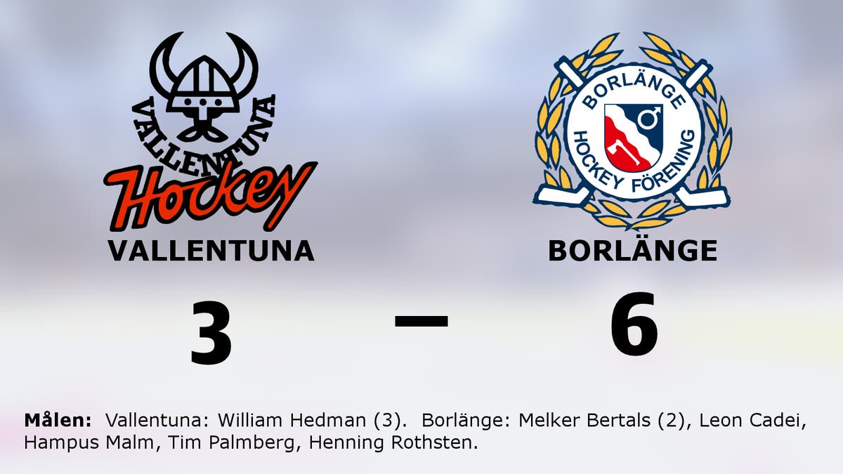 Borlänge tog ny seger mot favoritmotståndet