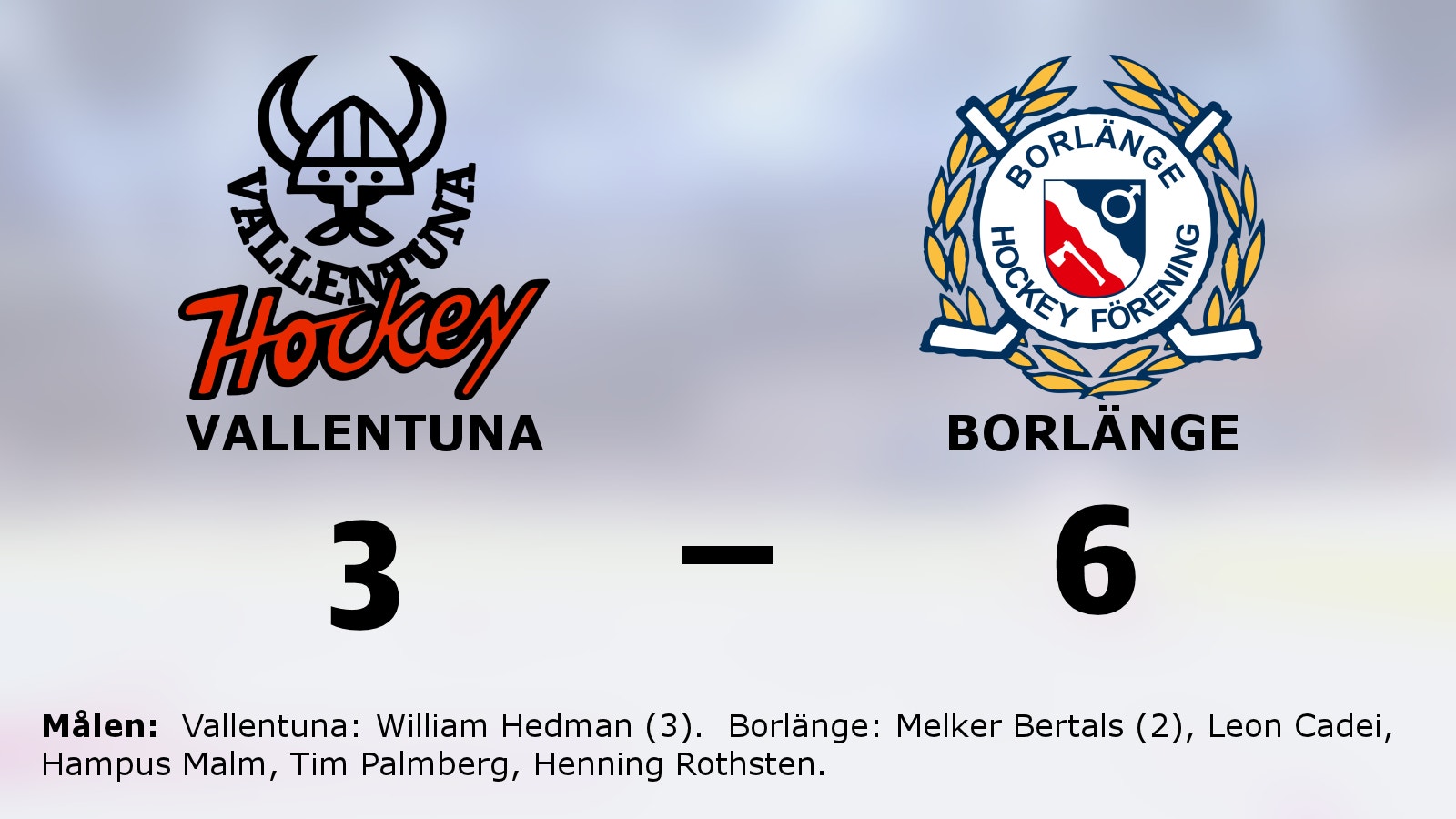 Borlänge tog ny seger mot favoritmotståndet