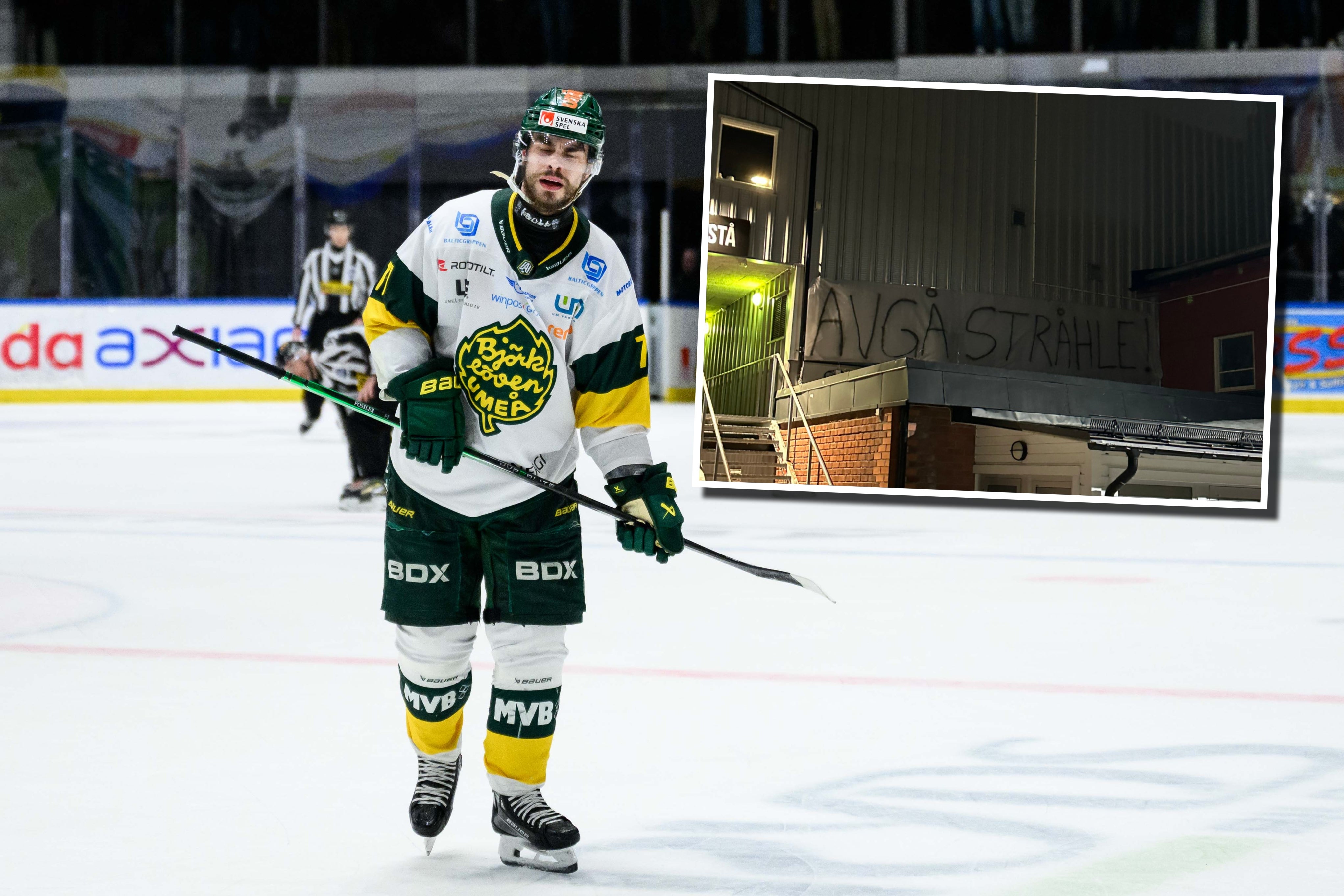 Avgå-banderollen