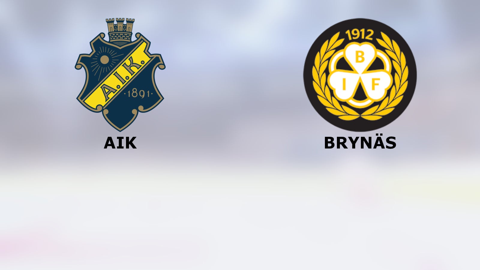 Brynäs hoppas på ännu en seger i mot AIK