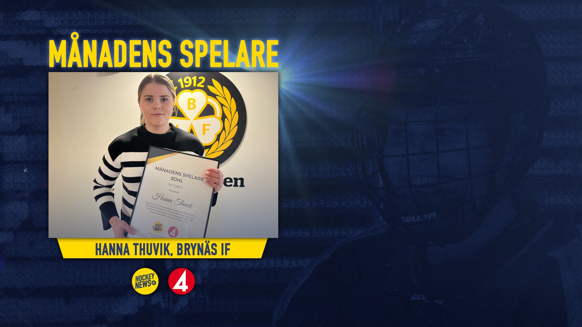 (29985) Hanna Thuvik Månadens spelare