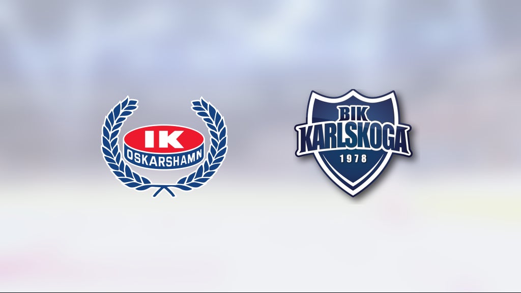 Bik Karlskoga besegrade Oskarshamn med knapp marginal