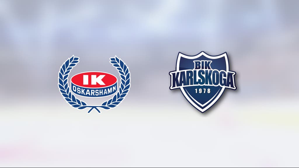 Bik Karlskoga besegrade Oskarshamn med knapp marginal