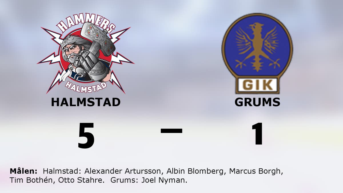 Halmstads fina svit fortsätter mot Grums