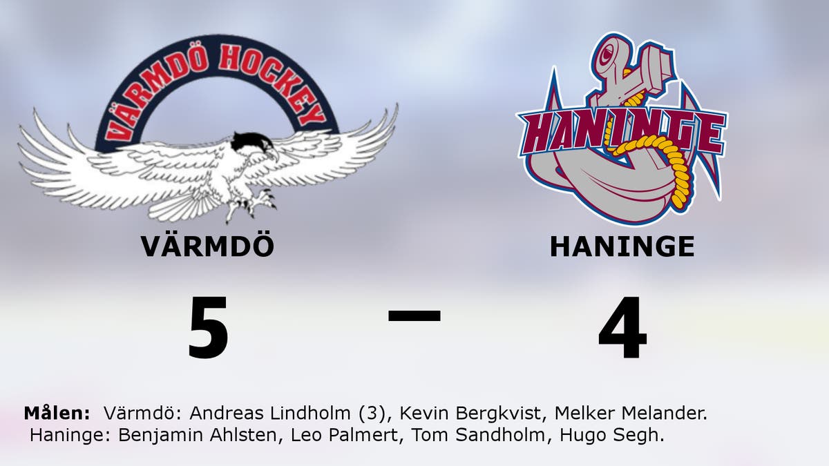 Seger för Värmdö – efter Andreas Lindholms hattrick
