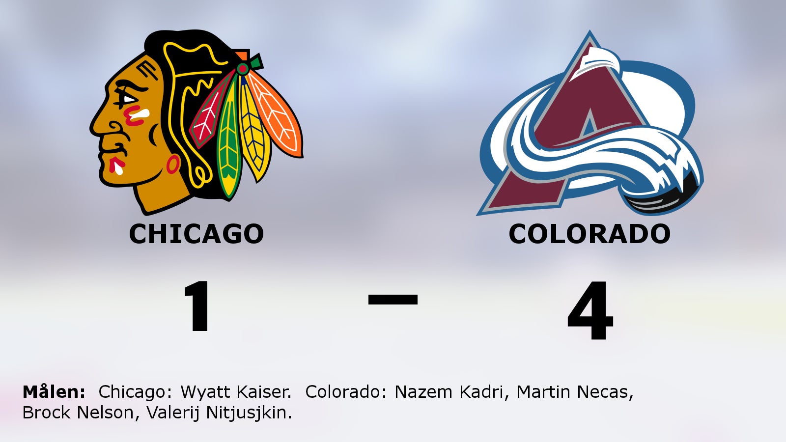 Colorado fortsätter vinna mot favoritmotståndet