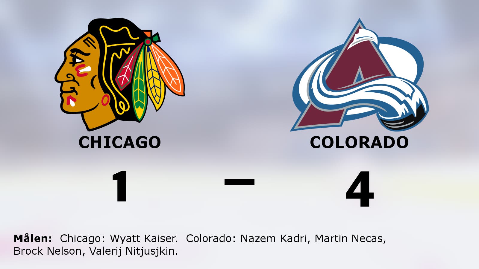 Colorado fortsätter vinna mot favoritmotståndet