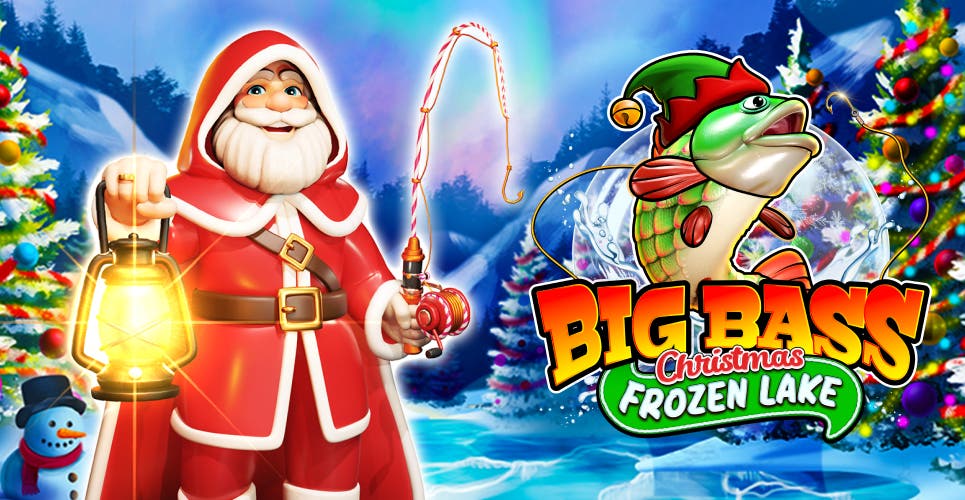 Big Bass Christmas Frozen Lake