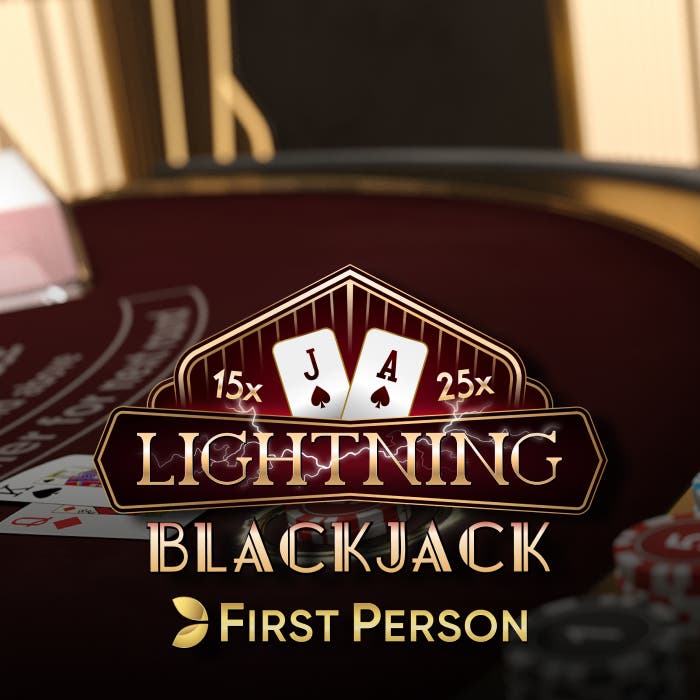 First Person Lightning Blackjack