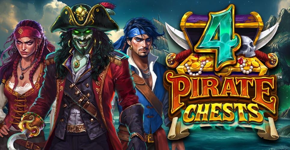 4 Pirate Chests